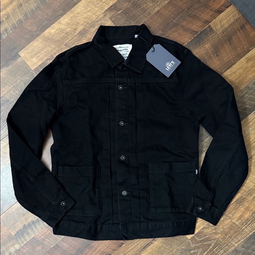 Levi's Men's Black Denim Jacket